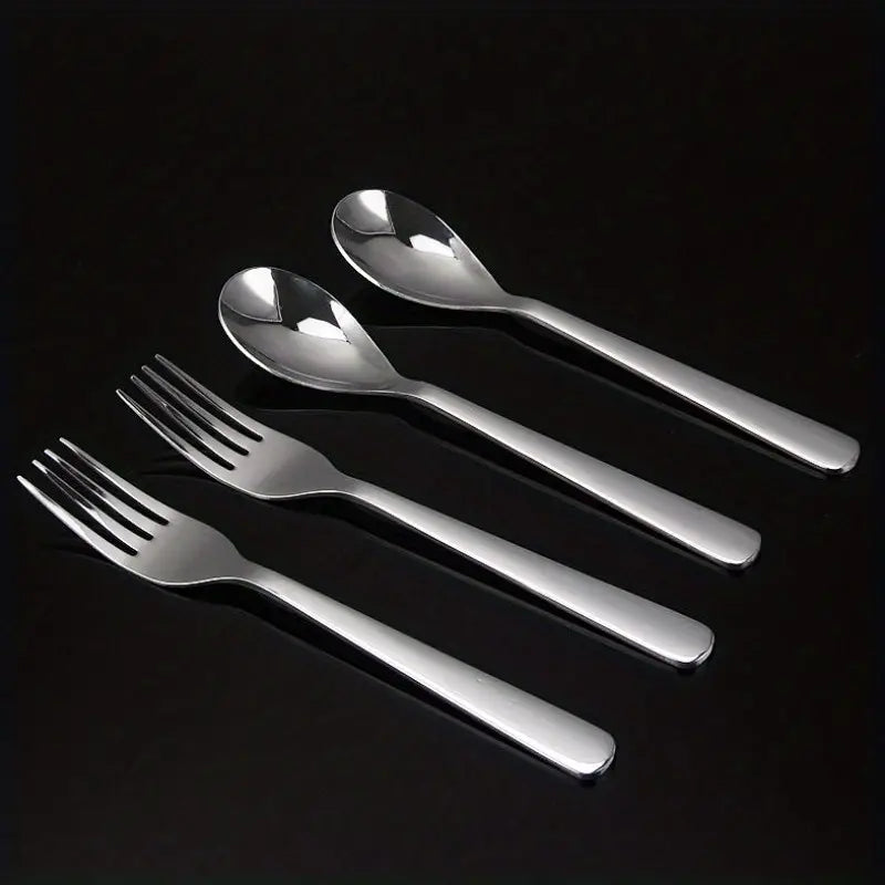 Set of 12 Stainless Steel Cutlery